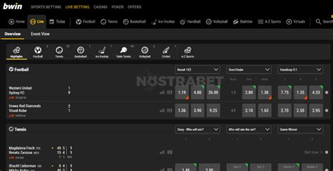 BWin InPlay · Live Sports, Betting Odds API .